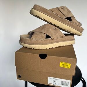 Ugg Goldenstar Cross Slide Platform
